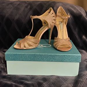 Gold Betsy Johnson Heels